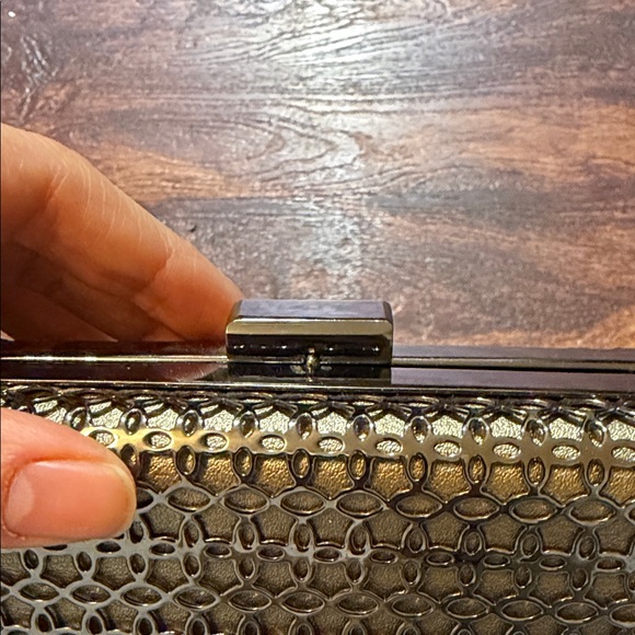 Chic Black and Silver Clutch - Picture 9 of 12